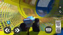 Monster Truck Games Mega ramp Impossible Tracks - 4x4 Stunts Truck Driver - Android GamePlay #2