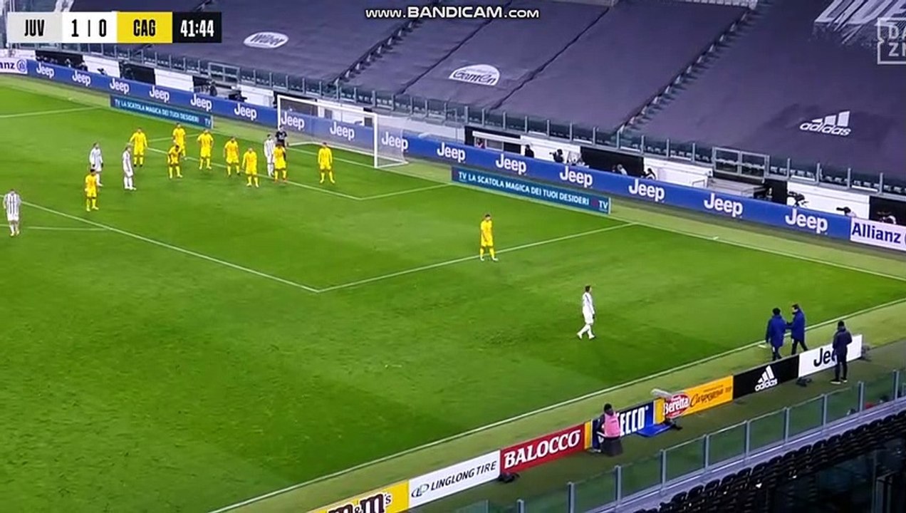Juve-Cgliari 2-0 il raddoppio di Ronaldo