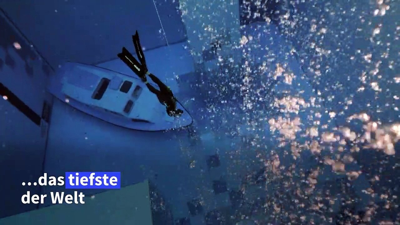 Weltweit tiefstes Tauchbecken eröffnet in Polen