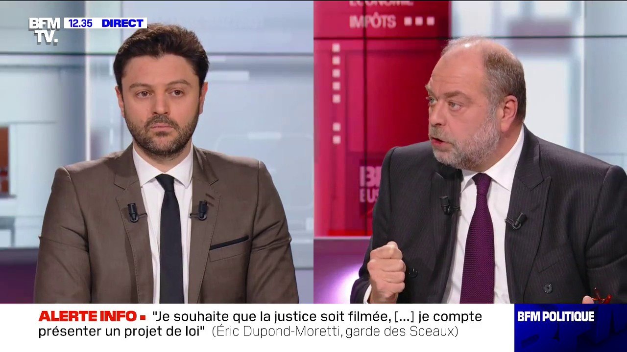 Visioconférence en cour d'assises: selon Éric Dupond-Moretti, "cette ordonnance n'est pas contraignante"