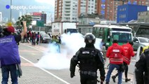 Colombian protests marking 2019 strike descend into riots