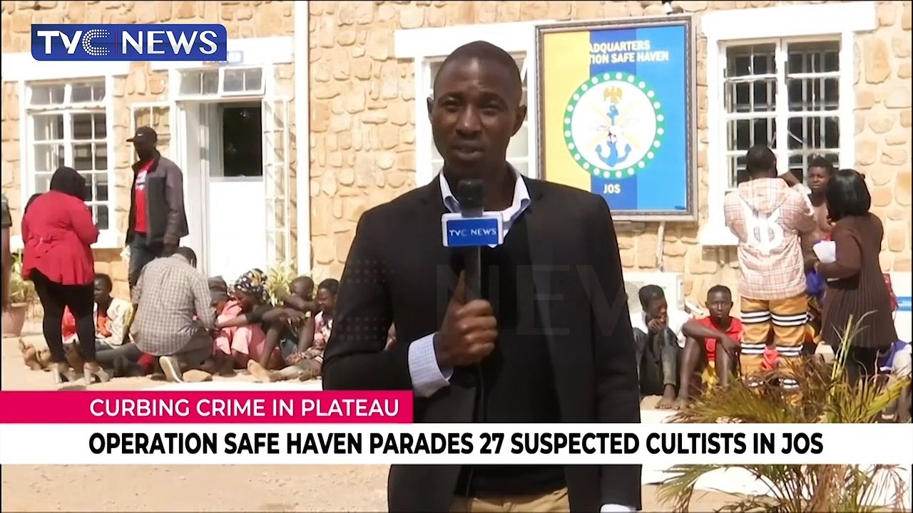 Operation Safe Haven parades 27 suspected cultists in Jos