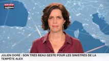 Julien Doré : son très beau geste pour les sinistrés de la tempête Alex (vidéo)