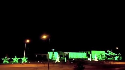 Christmas Display's At Vince & Associates and Wright's Lights...No Audio.
