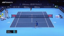 Dominic Thiem vs Novak Djokovic_ Amazing Shots & Drama _ Nitto ATP Finals 2020 Highlights