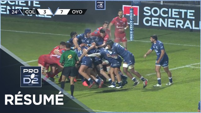 PRO D2 - Résumé Colomiers Rugby-Oyonnax Rugby: 16-16 - J10 - Saison 2020/2021