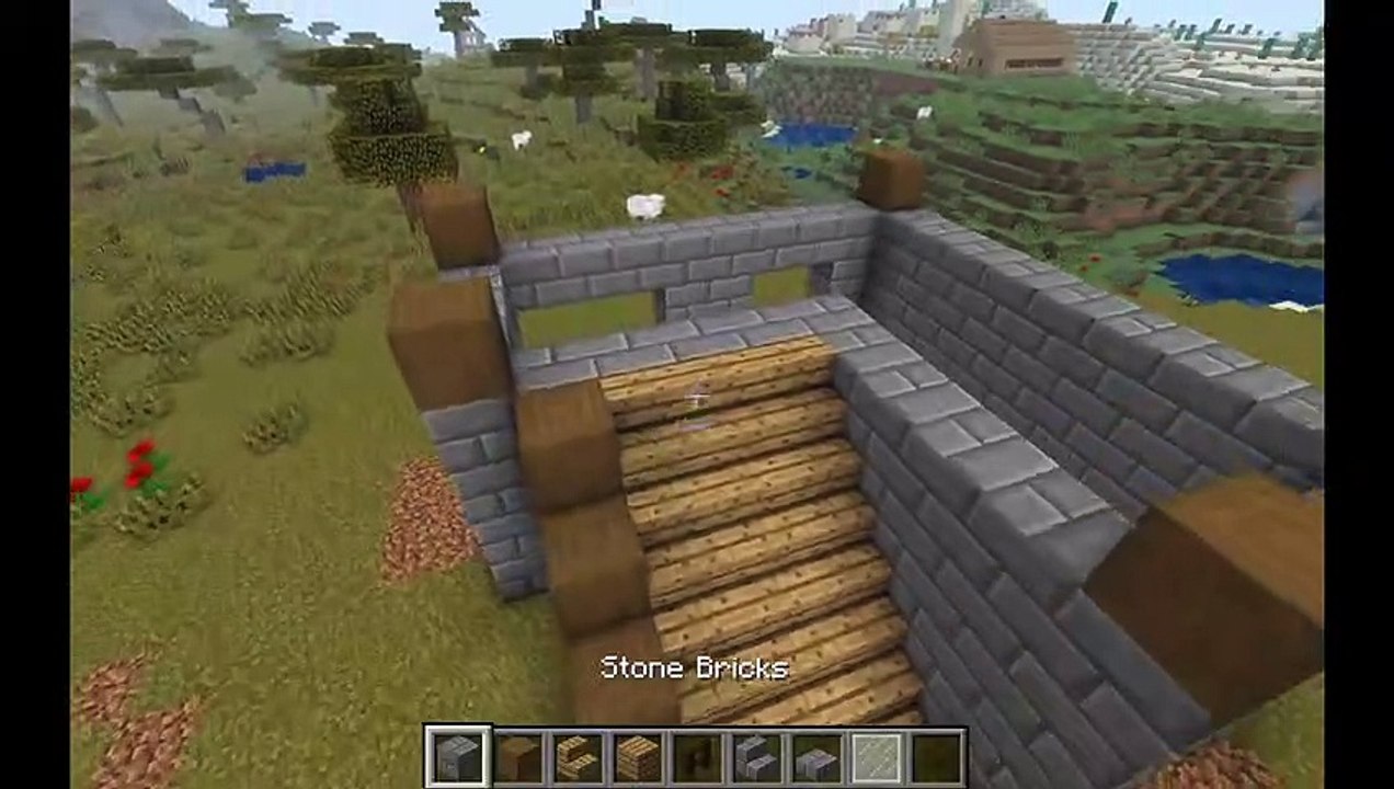 How to build a simple starter house in Minecraft