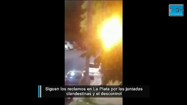 Una noche a puro descontrol en La Plata