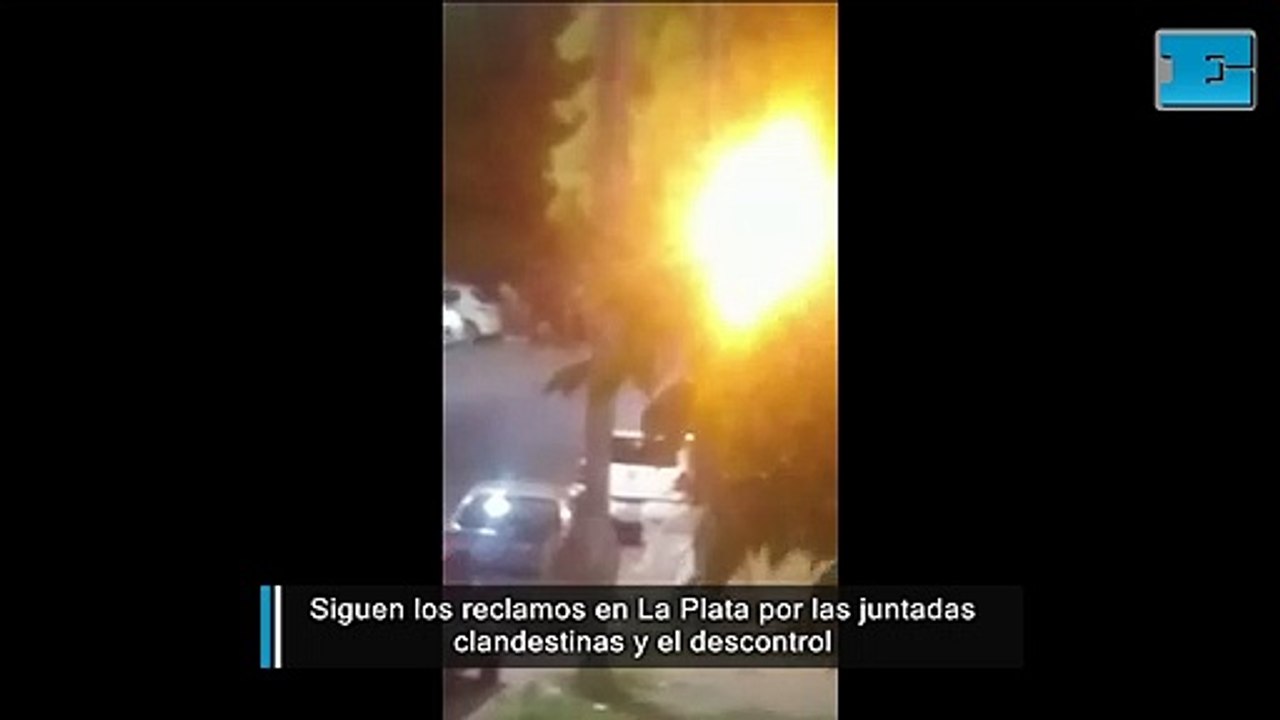 Una noche a puro descontrol en La Plata
