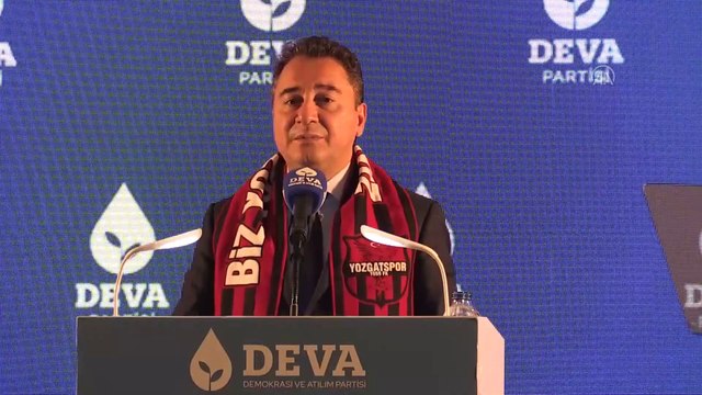 YOZGAT - DEVA Partisi Genel Başkanı Babacan partisinin Yozgat İl Kongresi'ne katıldı