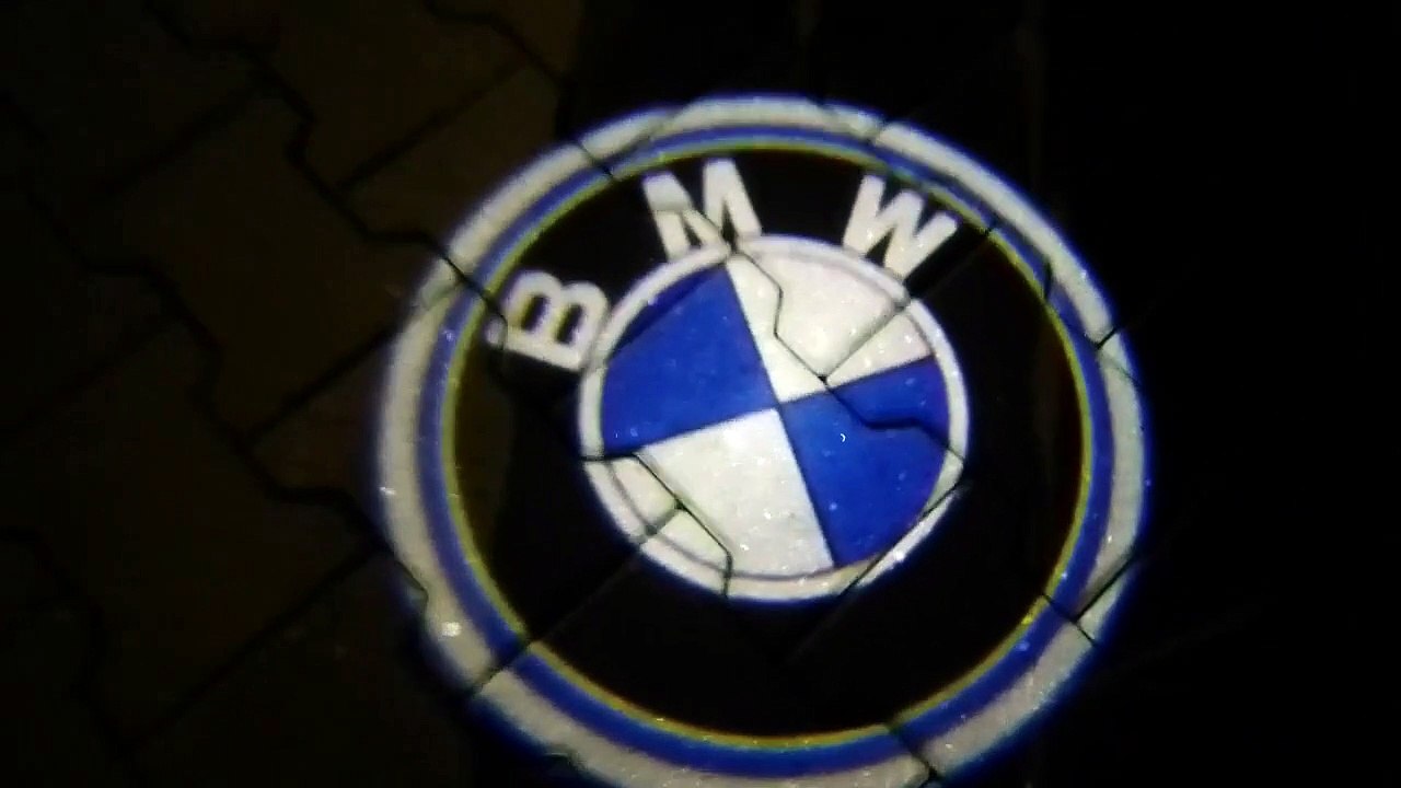 bmw E39  angel eyes led yaptım ve kapılarda led bmw logo yaptım