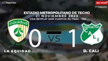 La Equidad vs Cali EN VIVO ONLINE_ Liga BetPlay 2020 - Deportes RCN