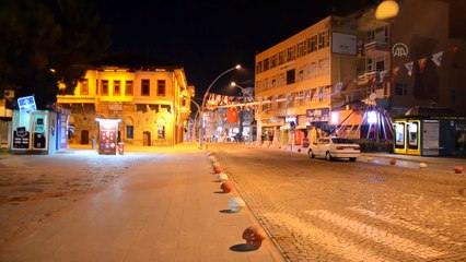 KARAMAN - Sokağa çıkma kısıtlaması başladı