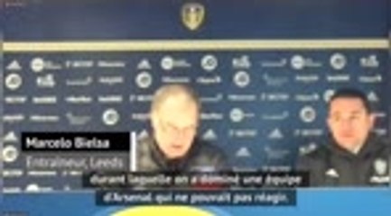 9ème j. - Bielsa : "On n'a pas assez fait offensivement"