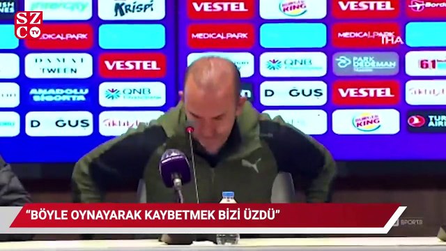 Mehmet Özdilek: Böyle oynayarak kaybetmek bizi üzdü