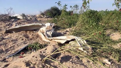 İsrail ordusunun Gazze'ye yönelik hava saldırısı