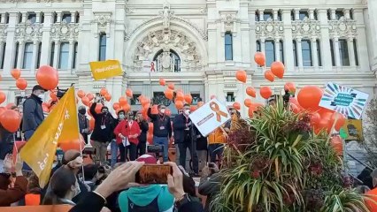 Manifiesto contra la Ley Celaá, en Madrid.