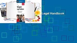 Full E-book  The Manager's Legal Handbook  For Free
