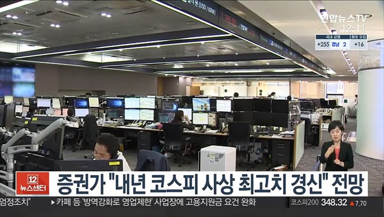 증권가 "내년 코스피 사상 최고치 경신" 전망