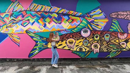 พกกล้องฟิล์ม ถ่าย Street Art อ.ท่าศาลา จ.นครศรีธรรมราช | SamFiw Diary | Vlog EP4 | ชอบถ่ายรูป