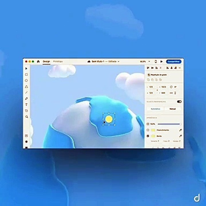 world ball cloud ui designs