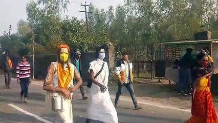 अयोध्या की 14 कोसी परिक्रमा में कोरोना पर आस्था दिखी भारी