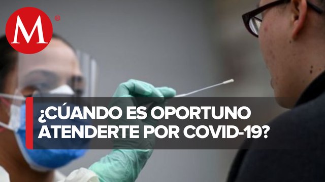 Este es el tiempo en que pacientes con covid-19 acuden a atención médica