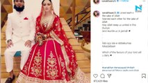 Sana Khan shares first pic with husband after marriage: ‘Married each other for the sake of Allah’
