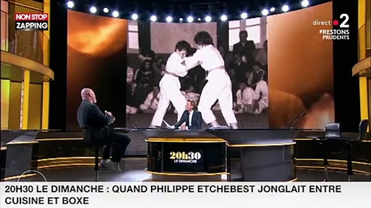 20H30 le dimanche : Quand Philippe Etchebest jonglait entre cuisine et boxe (vidéo)