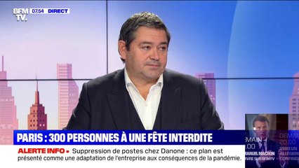 Pour le maire du 13e arrondissement, la fête organisée samedi soir "est une façon de remettre de l'essence dans le moteur de l'épidémie"