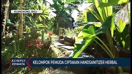 Kelompok Pemuda Ciptakan Handanitizer Herbal