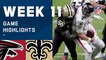 Falcons vs. Saints Week 11 Highlights | NFL 2020