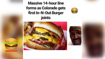 Une longue file d’attente de 14h pour obtenir un hamburger chez  In-N-Out Burger