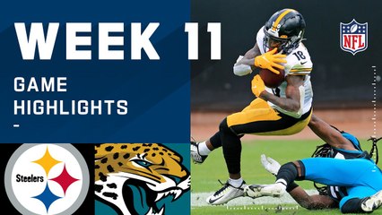 Steelers vs. Jaguars Week 11 Highlights | NFL 2020