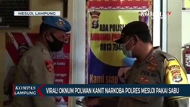 Viral! Oknum Polwan Kanit Narkoba Polres Mesuji Pakai Sabu