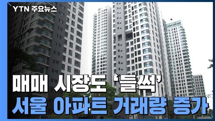 매수세 밀어 올리는 전세...서울 아파트 거래량 넉 달만에 증가세 전환 / YTN