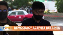 Hong Kong’s Joshua Wong taken into custody after guilty plea