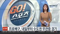 프로배구, 내일부터 수도권 무관중 경기