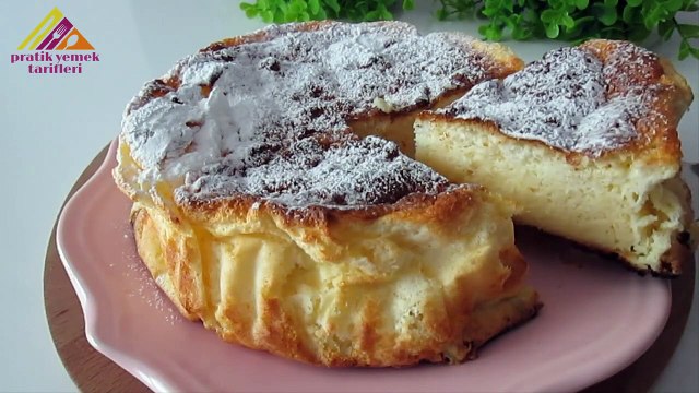 4 MALZEMELİ YOĞURT PASTASI UNSUZ VE YAĞSIZ ÇOK KOLAY VE ÇOK EKONOMİK ! PASTA TARİFLERİ