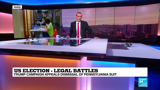 US elections: Trump campaign appeals loss in Pennsylvania election dispute