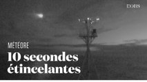 Les images rares d'un météore filmées par un navire australien