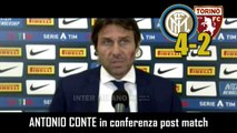 INTER-TORINO 4-2: ANTONIO CONTE IN CONFERENZA STAMPA POST-MATCH