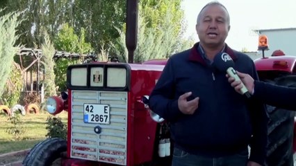 KONYA - Baba yadigarı traktöre 27 yıl sonra yeniden kavuştu