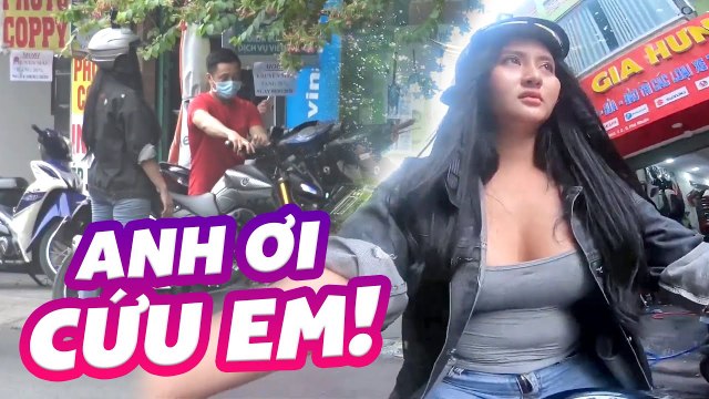 GÁI XINH QUYẾN RŨ CƯỠI SIÊU XE GIẢ LÀM XE ÔM THỬ LÒNG TRAI PHỐ VÀ CÁI KẾT