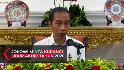 Jokowi Minta Libur Akhir Tahun dan Pengganti Cuti Idul Fitri Dikurangi