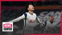 Son Heung-min scores as Tottenham go top, Kim Sei-young earns 2nd LPGA win of 2020