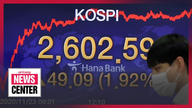 S. Korea's KOSPI closes at all-time high on foreign buying