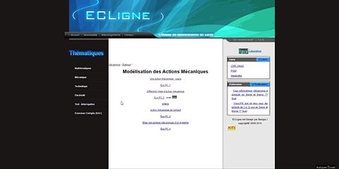 force1 - ECLigne - Une action mécanique