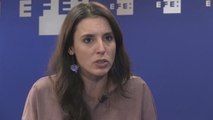 Montero: Solo la extrema derecha cuestionará la violencia de género