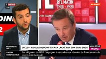 Quand le porte-parole de Debout La France apprend en direct dans 